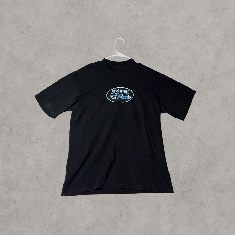 Bad Bunny El Ultimo Tour Del Mundo 2022 Concert Tee Black Graphic T-Shirt XL